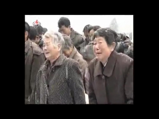 people's sorrow. farewell to kim jong il... december 22, 2011