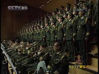 soldiers, bravo, guys... dun he haohan... - male choir of the chinese people's armed police.