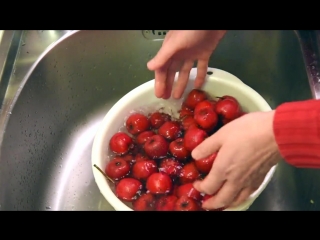 giant hawthorn shancha songshan, or shan lihong or honggo - making compote at home. how to ma