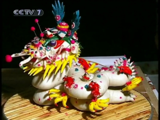 heyan folk art - new year's figurines from he yanmian hua test for good luck, prosperity, wealth, against evil forces and