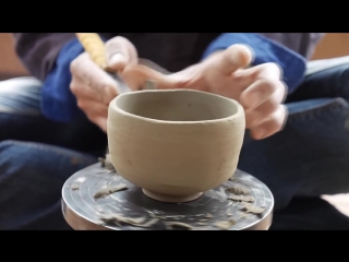 the creation of the japanese bowl raku (japan) - the technology of the ceramist sasaku sensei.