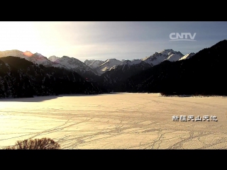 intoxicating spring - tianchi lake in xinjiang uygur autonomous region.