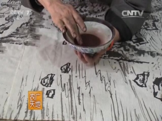 finger painting (finger-painted paintings), hubei province.