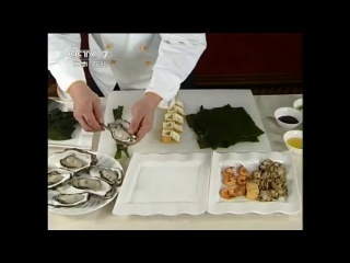 seafood - cooking with special taste and flavor.