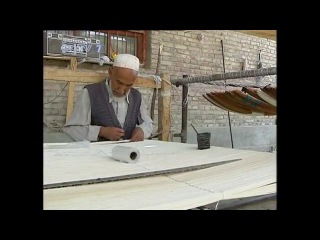 ite-roys uigur craft - silk fabric production xinjiang.