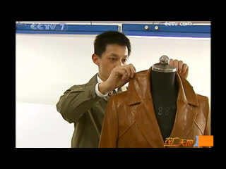 sewing a leather jacket - all technological operations of leather production.