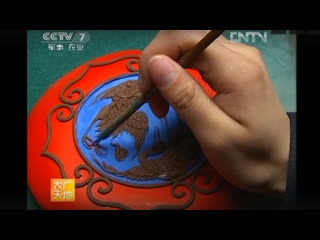 ningbo painted woodcraft craft - caiqi's unique method.