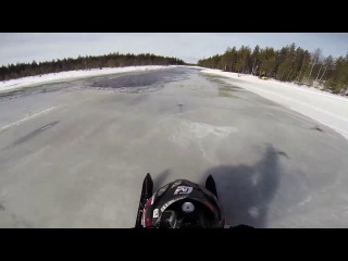 ezda on snowmobiles on rivers [censored]